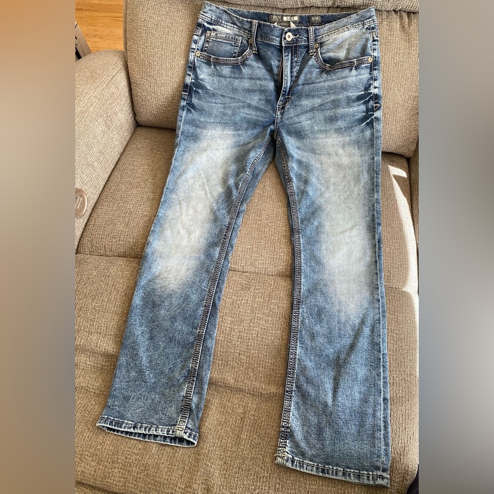 BKE Jake Straight Buckle Jeans